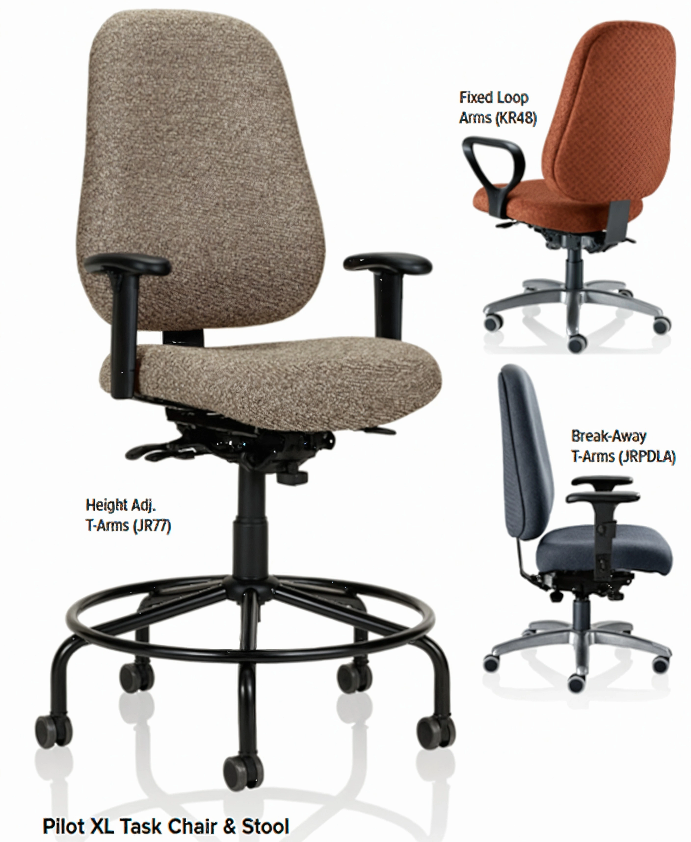 Pilot XL Task Chair & Stool