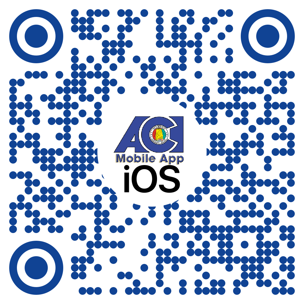 Scan to download ACI app on iOS App Store