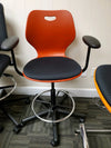 Facetime Wave Task Stool with Arms