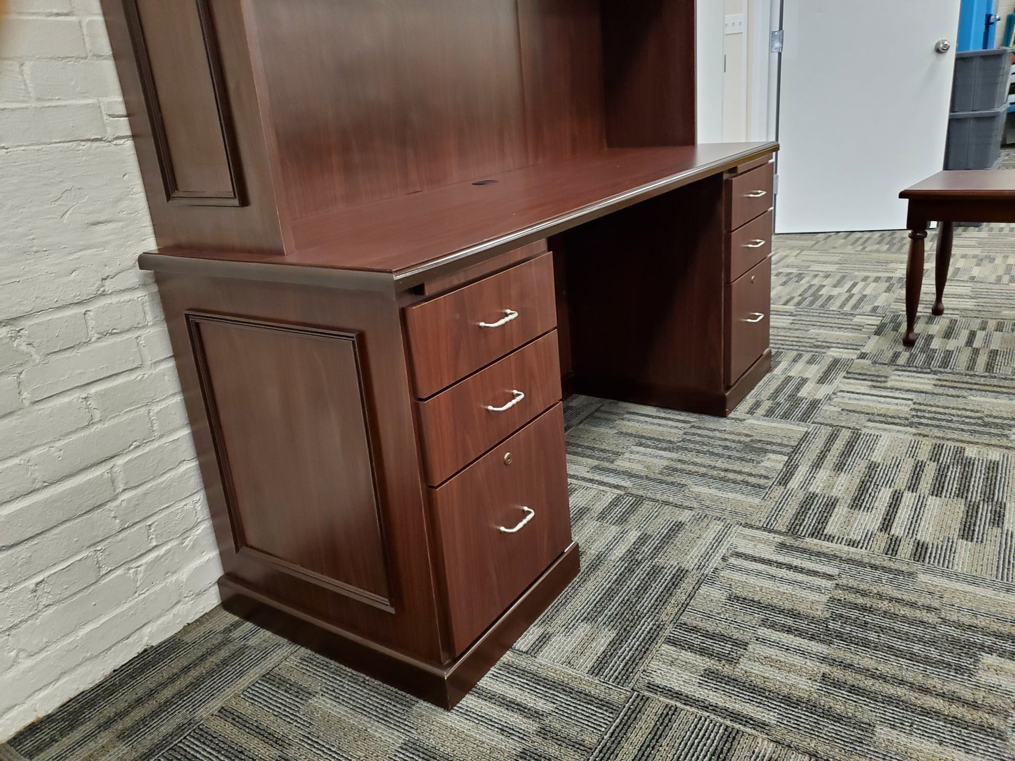 Kneespace Credenza with Drawers