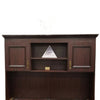 Senior Executive Hutch with Doors Mahogany